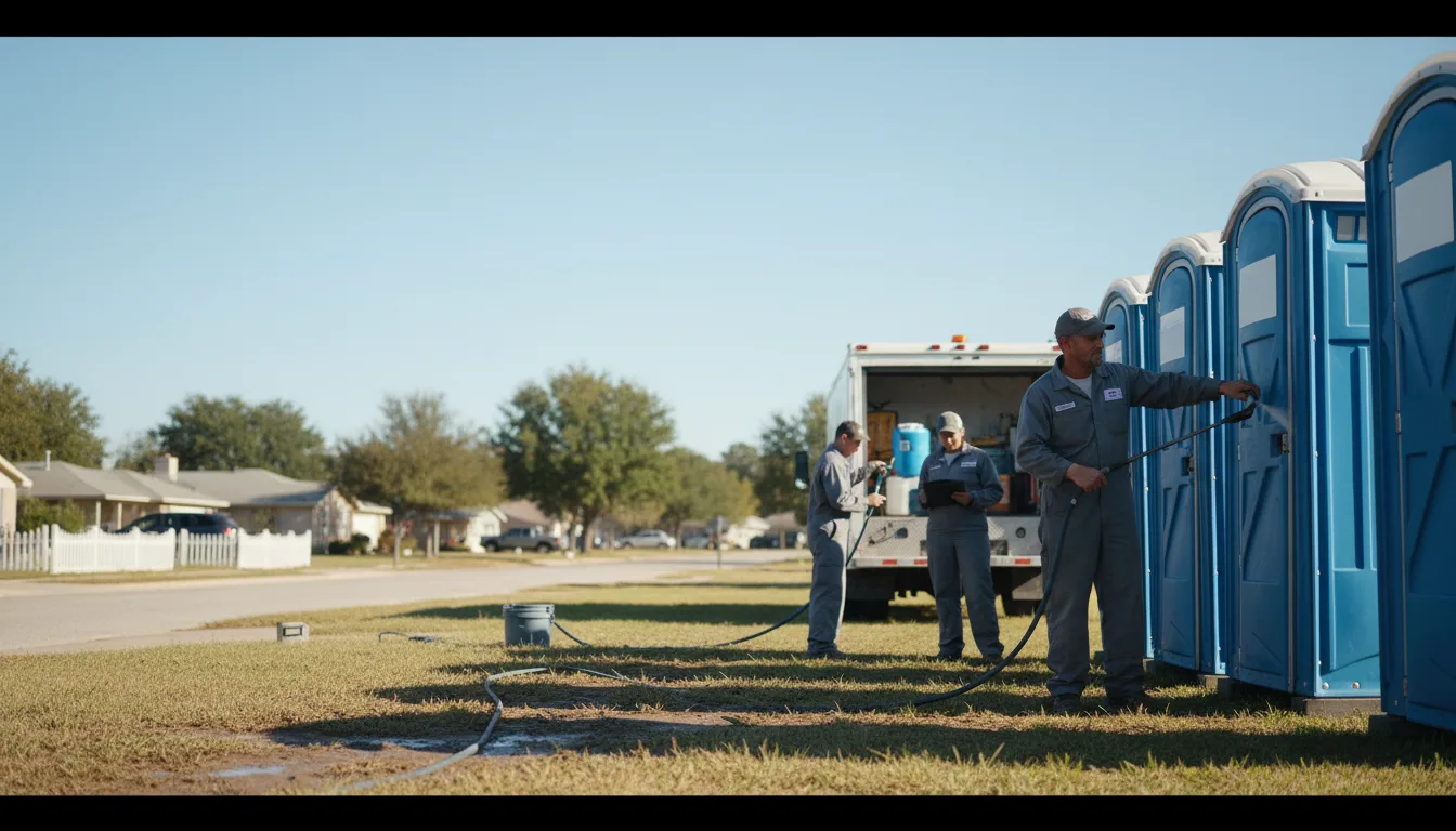 Long-Term Portable Toilet Rental in Galveston, TX near me